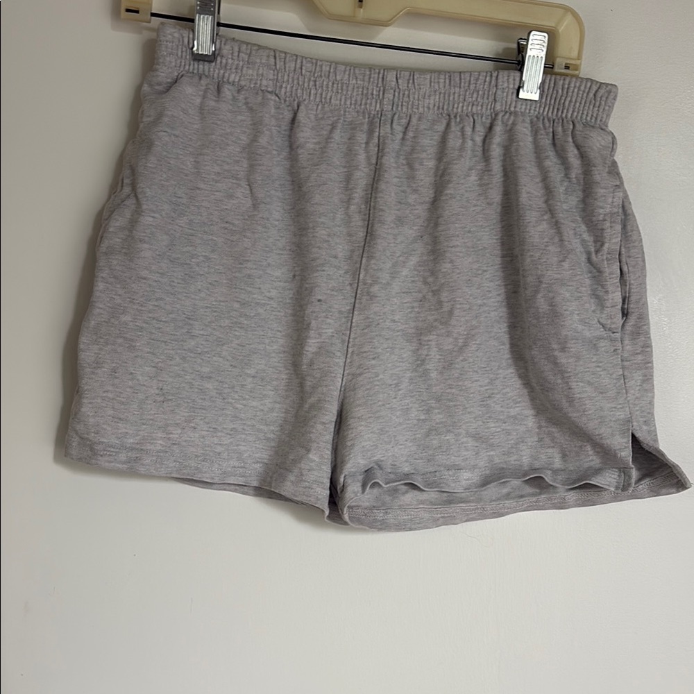 Gray Casual Shorts